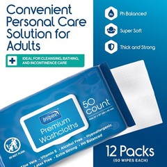 Disposable Adult Wet Wipes 600 Count: Essential for Caregivers & Elderly Hygiene