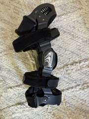 Breg Fusion Knee Brace XL Left Black Adjustable Athletic Knee Brace