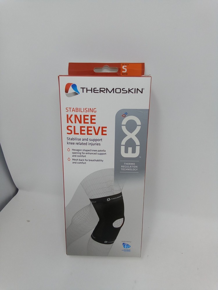 Thermoskin EXO Knee Stabilizer, Black, Small