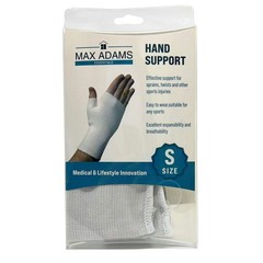 Max Adams Essentials White Stretchable Hand Support: 1 Pack
