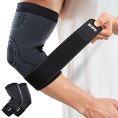 2 Elbow Compression Support Brace Sleeve Tennis Golf Tendonitis Pain Relief