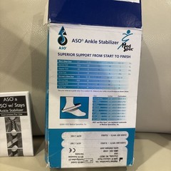 Med Spec 264004 ASO – Ankle Stabilizer, White, Size XL