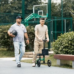 Deluxe ELENKER Medical Scooter Steerable Knee Walker Walking Knee Scooter Aid US