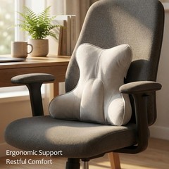 Lumbar Support Pillow for Office Chair, Back Support Cushion, Lumbar Pillow f…