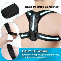 Posture Corrector Clavicle Back Support Straight Shoulders Body Brace Belt Strap