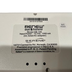 Serene Renew Innovations Hearing Aid Dryer And Freshener Model DB-100 Open Box