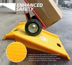 Portable Polypropylene Curb Ramp, 1000 lbs Capacity – Safe & Convenient Access