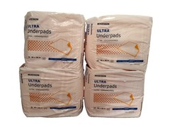 4 Packs of 10 30×30 Bed Pads McKesson Heavy Absorbency