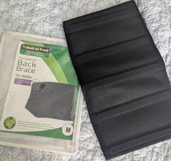 Back on Track Welltex Back Brace Medium Black Back & Lumbar Support