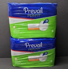 Prevail Per-Fit M Medium 34″-46″ PF-512 – 2 Packs of 20 (40 Total) Extra Absorb