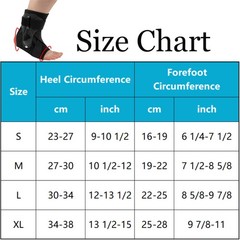 Ankle Brace Support Stabilizer Foot Guard Sprain Pain Relief Drop Foot Strap