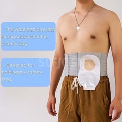 Adjustable Abdominal Ostomy Belt Stoma Support Portable Ileostomy Colostomy Belt