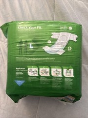 Medline FitRight OptIFit Briefs Adult Diapers w/Tabs, L, Unisex 44in-56in 20ct