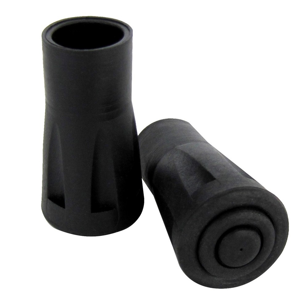 5/8″ Black Rubber Replacement Cane Tips Walking Stick Chair Walker 2 pc tip set