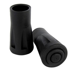 5/8″ Black Rubber Replacement Cane Tips Walking Stick Chair Walker 2 pc tip set