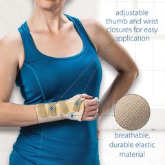 Swede-O Elastic Wrist Brace Helps Ease Pain Carpal Tunnel Weak Injured Wrists