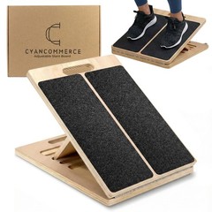 Portable Wooden Slant Board for Calf 40 cm x 30 x 3.7 cm, Wood Color