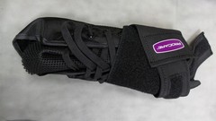 Procare Stabilizing Ankle Lacing Support, Medium, Black, Right or Left #79-81355