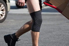 Copper Fit Copper Elite Knee Sleeve 2 Pk Opened Package /New Black
