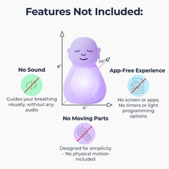 Mindsight ‚Original Breathing Buddha‘ Guided Visual Buddha, Multicolor