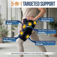 5 in 1 Hip Brace for Women Men Sciatica Pain Relief Devices – Adjustable Groi…