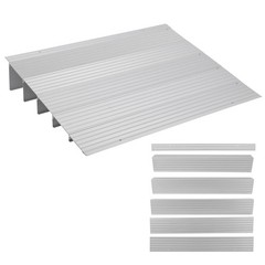 1″/2″/3″/4″/5″ Threshold Ramp 700lbs Wheelchair Ramp Aluminum Non-Slip Ramp Step