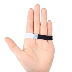 4Pcs Black Buddy Tape Finger Straps, Hook and Loop Splint for Finger Buddy St…