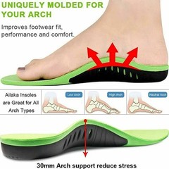 Breathable Orthopedic Sole Insoles Correction Flat Foot High Arch Insert Support