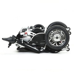 All Terrain Electric Wheelchair Foldable with 18 in Seat Supports up to 330 lbs
