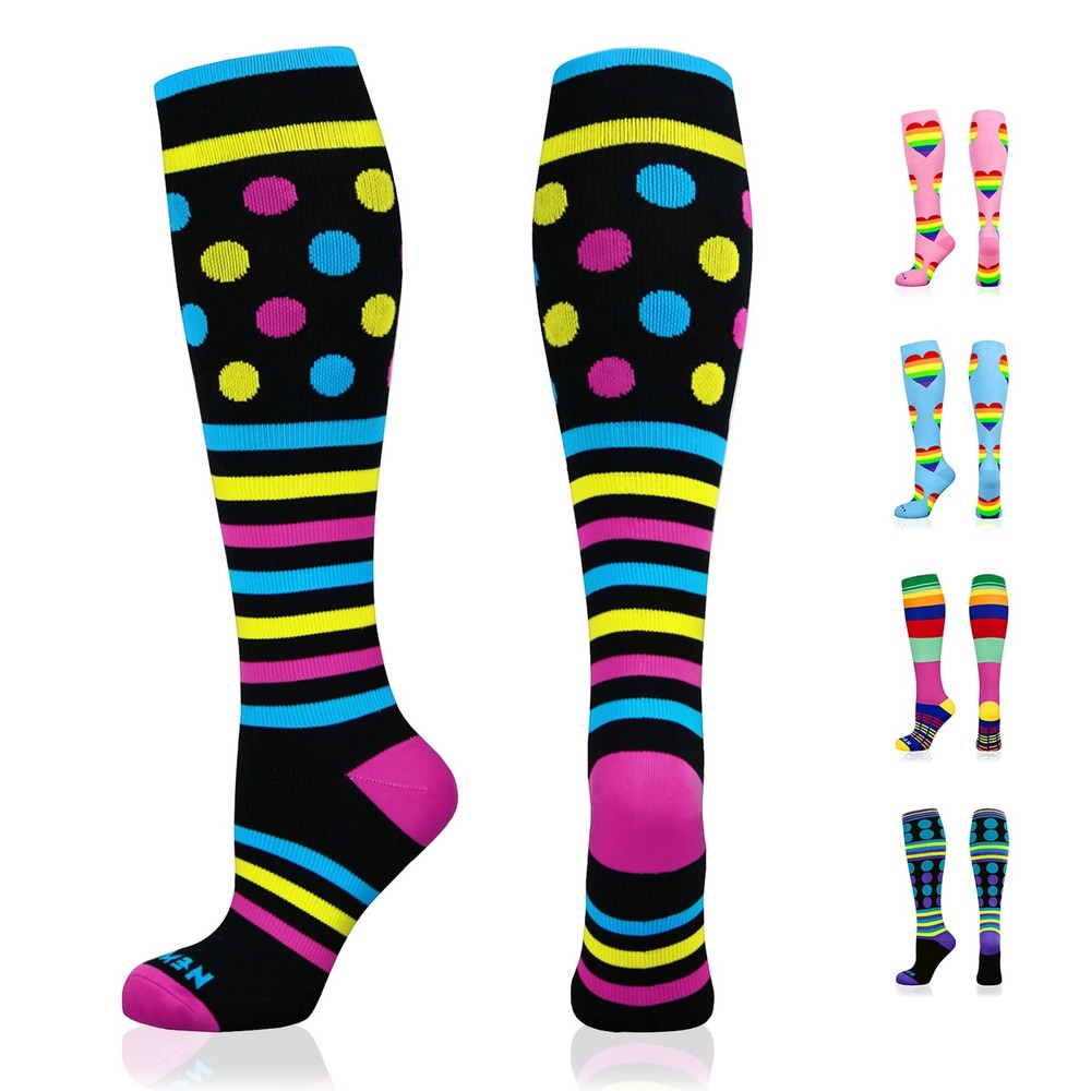 NEWZILL Medical Compression Socks for Women and Small-Medium, 05-Swag Pink