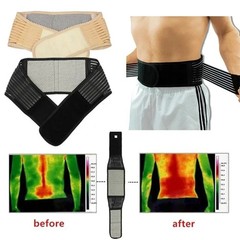 Adjustable Neoprene Double Pull Lumbar Support Lower Back Belt Brace Pain Relief