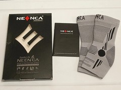 2 PACK – NEENCA Ankle Brace Compression Sleeves – Grey/Black – Small