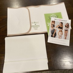 Brand New Belly Bandit Luxe Postpartum Belly Wrap Beige – Size: M w Bonus Wrap
