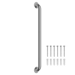 42 In. X 1-1/2 In. Concealed Screw Safety Grab Bar in Satin Nickel Free Shipping