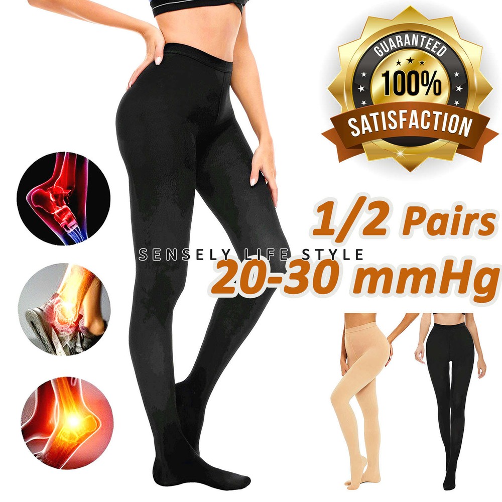 Comfortable Compression Stockings for Women 20-30 MmHg Legs Shaper Pants Tights
