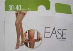Therafirm Opaque Open-Toe Thigh Highs 30-40mmHg Gradient Compression UNISEX