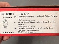 BOX OF 5 Hollister Premier 1-Pc Beige Drainable Ostomy Pouches 85011 (7/2026)
