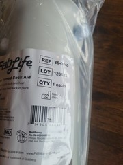 FabLife „Deluxe Formed Sock Aid“, Continuous Handle, New + Instruction Sheet 3a