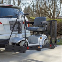 Silver Spring Folding Scooter Wheelchair Carrier w/ 59″ Ramp Steel 500 lb