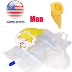US Portable Urine Leg Bag Collector Pee Catheter male Wearable men Urinal 1000ml