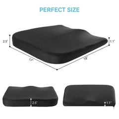 Car Seat Cushion for Driving, Office Chair Cushions with Removable Cover, Non…