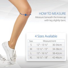 Swede-O Elastic Knee Sleeve Gentle Compression Helps Reduce Inflammation Pain