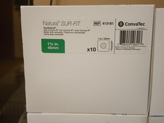 27 BOXES ConvaTec 413181 SUR-FIT Natura Moldable Convex Skin Barrier 1 3/4″