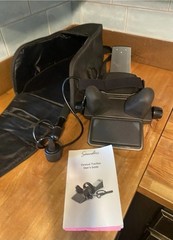 Saunder Cervical Traction HomeTrac Deluxe Neck Device Complete + Case Works Nice