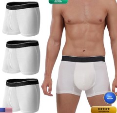 Karswatt Absorbent Cotton Urinary Incontinence Underwear X 2 Men Sz 3XL NWT