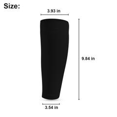 2× Calf Sleeves Leg Support Compression Socks Running Shin Splint Varicose Vein