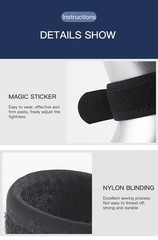 Knee Patellar Tendon Support Strap Adjustable Compression Brace Sports Sleeve
