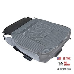 Driver Side Bottom Cloth Seat Cover Gray Replacement for R-a-m 2500 3500 2006