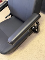 Complete Seat Assembly Cushions Frame Jazzy Select Elite ES Power Chair Parts