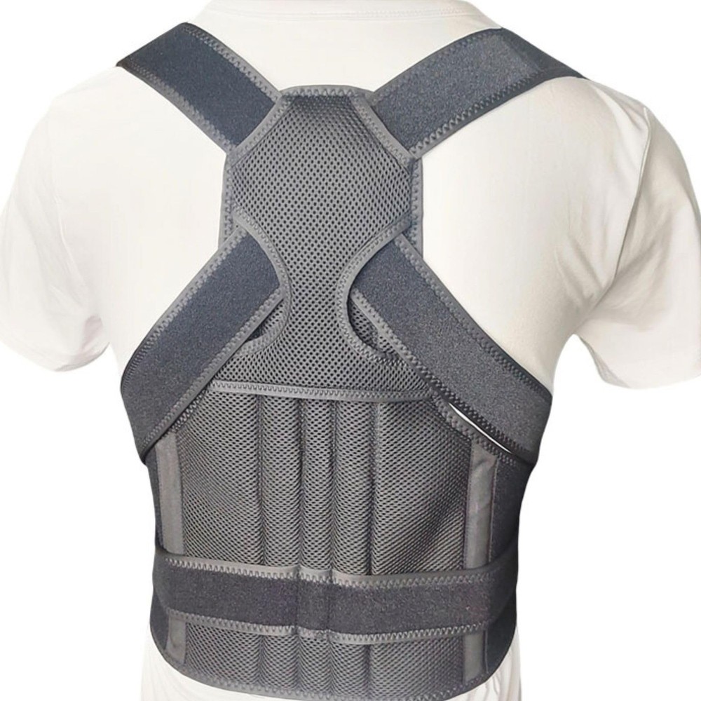 Posturium Posture Corrector for Men & Women – Adjustable Back Medium, Black
